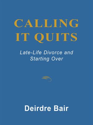 cover image of Calling It Quits